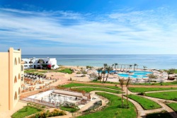 Three Corners Equinox Beach Resort - Marsa Alam. Main building terrace.